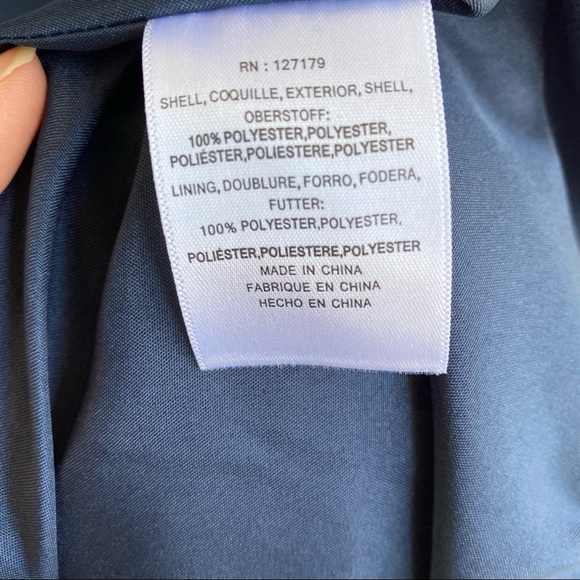 Jenny yoo Navy Blue “mila” cold shoulder formal wedding event bridesmaid gown - Picture 12 of 16